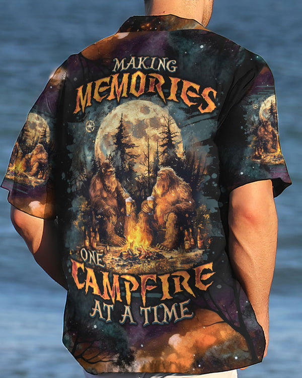 MAKING MEMORIES ONE CAMPFIRE AT A TIME BIGFOOT HAWAIIAN SHIRT - TLNO2409246