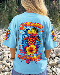 SALTWATER HEALS EVERYTHING TURTLE ALL OVER PRINT  - TLNT2603261