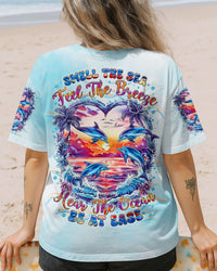 SMELL THE SEA FEEL THE BREEZE DOLPHIN ALL OVER PRINT - TLTR2805253