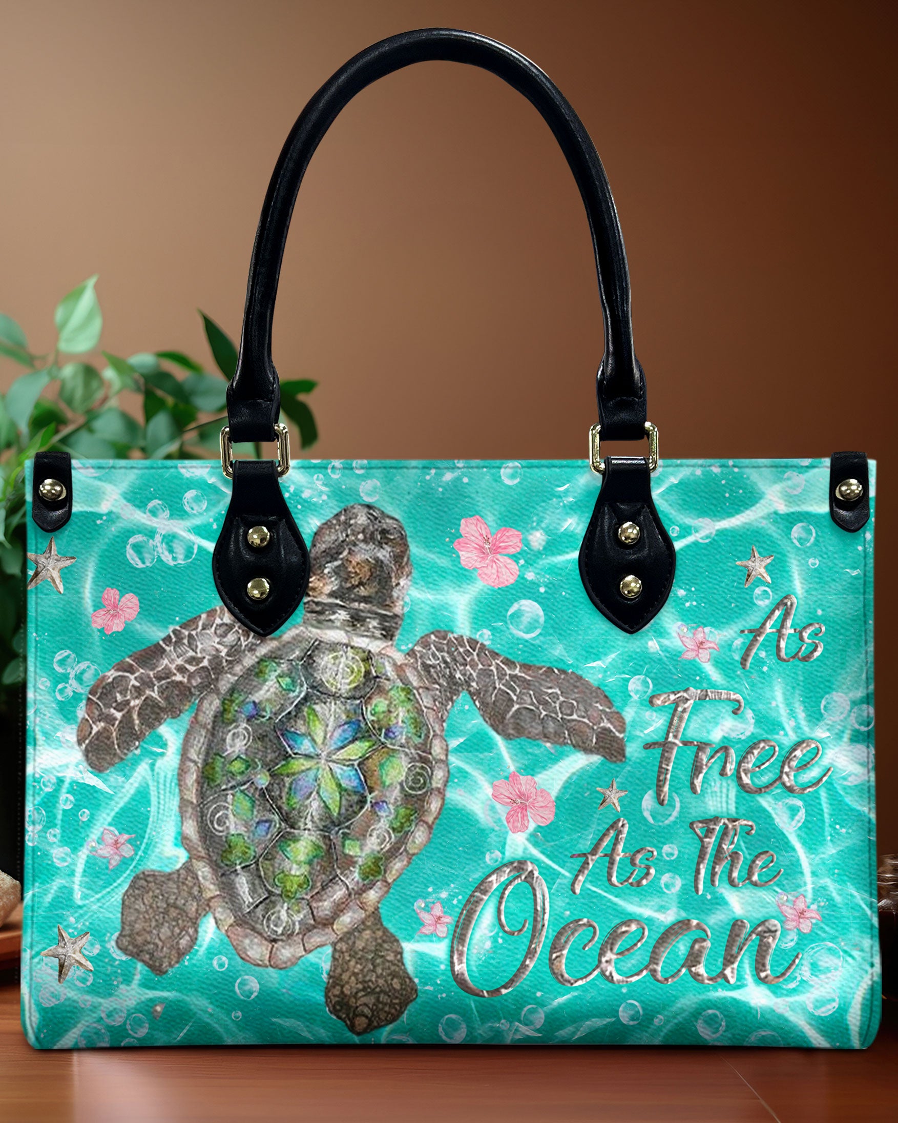 AS FREE AS THE OCEAN LEATHER HANDBAG - YHLN2407244