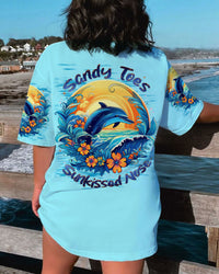 SANDY TOES SUNKISSED NOSE DOLPHIN ALL OVER PRINT - TLNT1206231