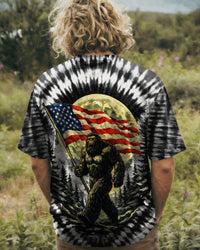 BIGFOOT WITH FLAG MOON V SWIRL ALL OVER PRINT  - TLNT1703261