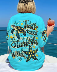 TURTLE KISSES STARFISH WISHES ALL OVER PRINT - TLNT1310251
