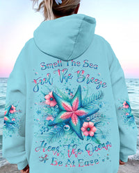 SMELL THE SEA FEEL THE BREEZE STARFISH ALL OVER PRINT - YHLT0102241