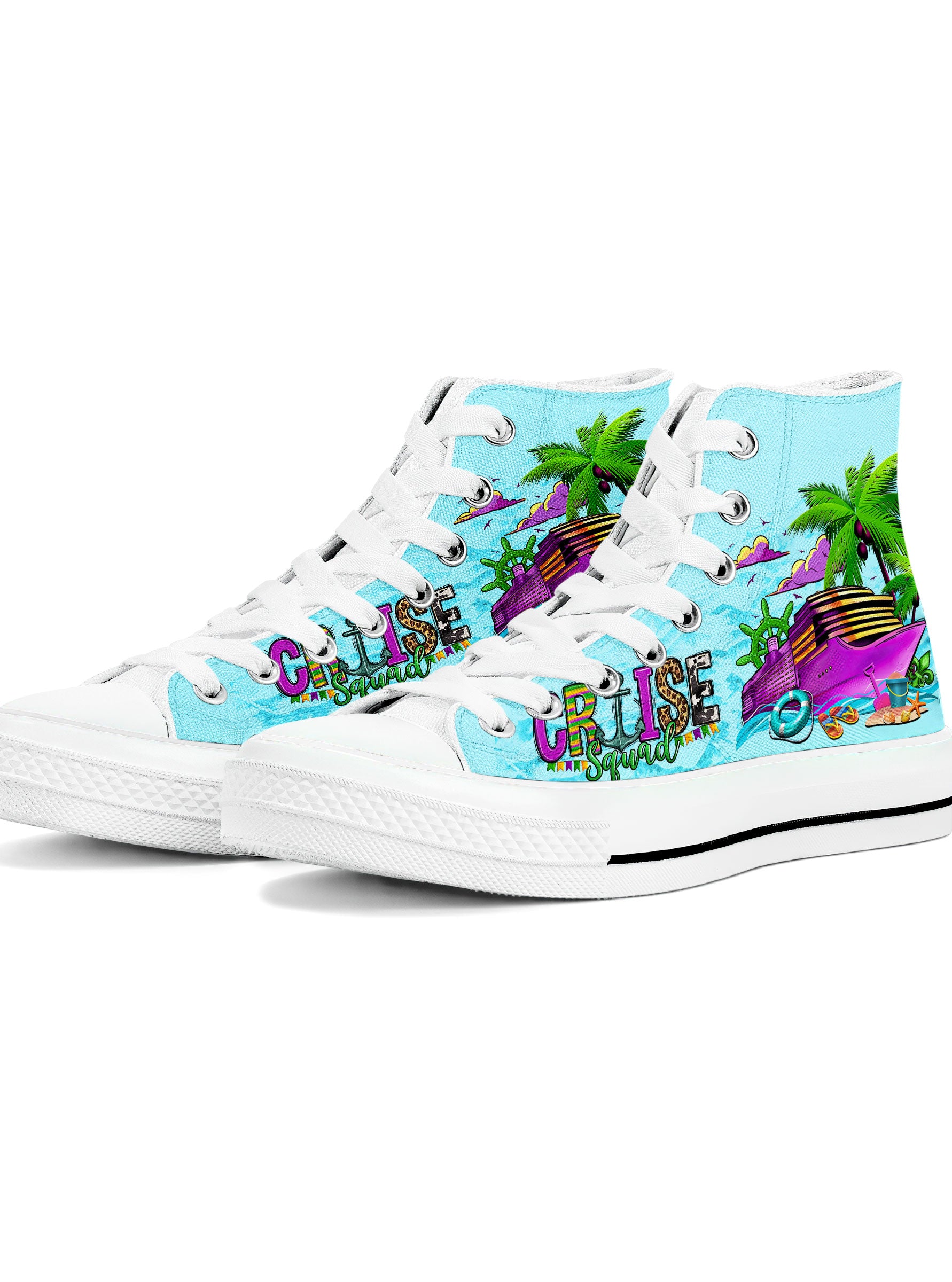 CRUISE SQUAD HIGH TOP CANVAS SHOES - TLTR0607232