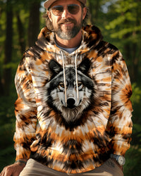 AMBER VORTEX WOLF ALL OVER PRINT - YHHN2801262