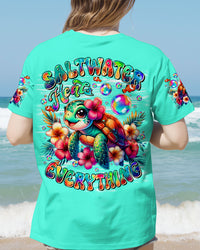 SALTWATER HEALS EVERYTHING TURTLE ALL OVER PRINT - TLTR0310251