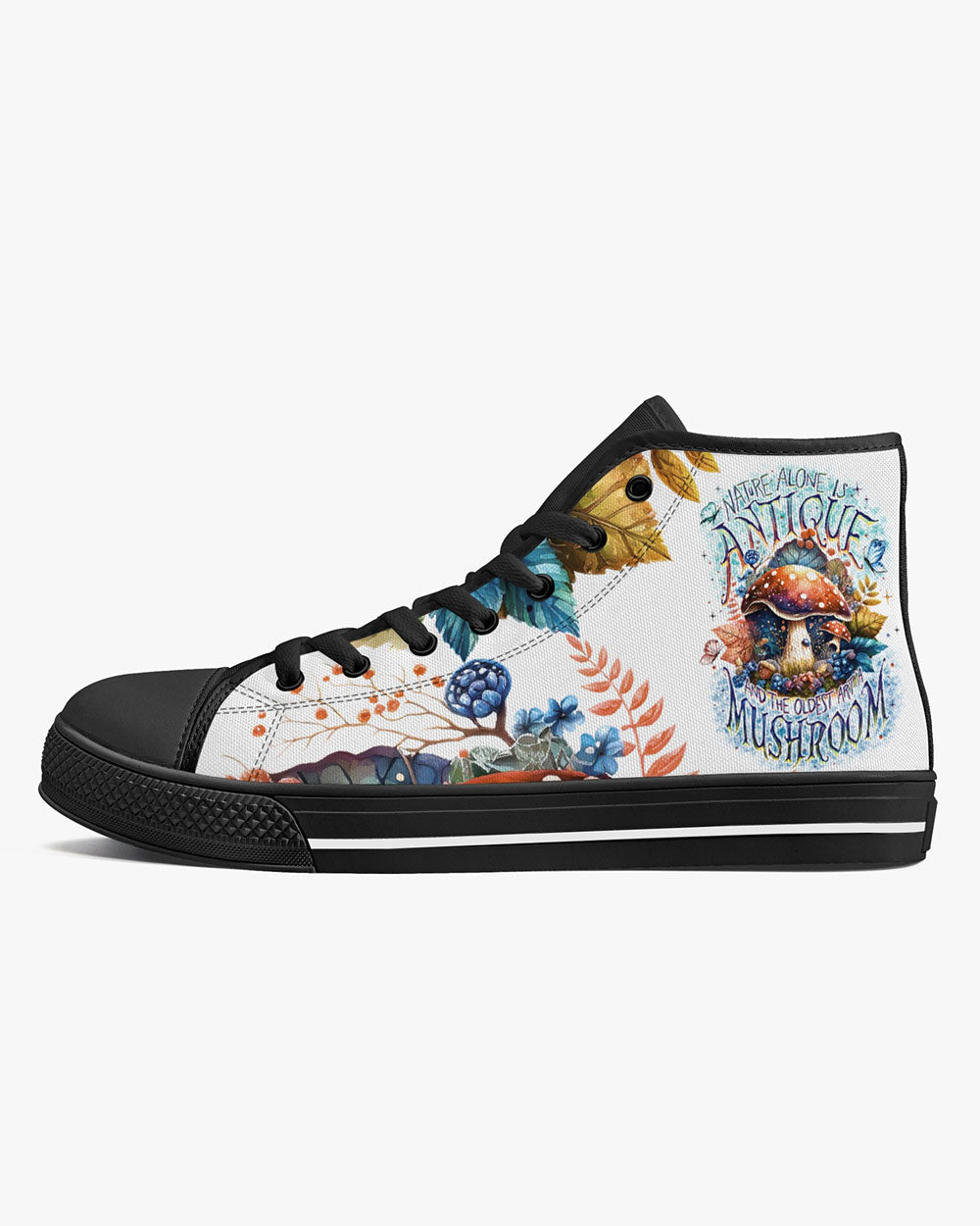 THE OLDEST ART A MUSHROOM HIGH TOP CANVAS SHOES - TY2804233