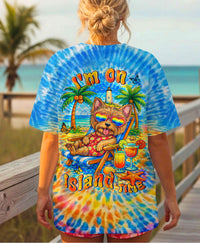I'M ON ISLAND TIME YORKIE DOG ALL OVER PRINT - TLHN2603262