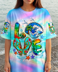LOVE BEACH ALL OVER PRINT - TLTW2404254