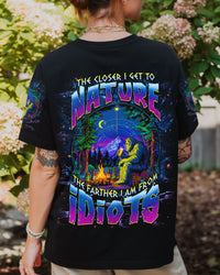 THE CLOSER I GET TO NATURE BIGFOOT ALL OVER PRINT  - TLNT0409251
