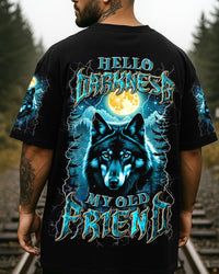 HELLO DARKNESS MY OLD FRIEND WOLF ALL OVER PRINT - YHLN2409254
