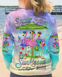 SANDY TOES SUNKISSED NOSE FLAMINGO ALL OVER PRINT - YHHG2306232