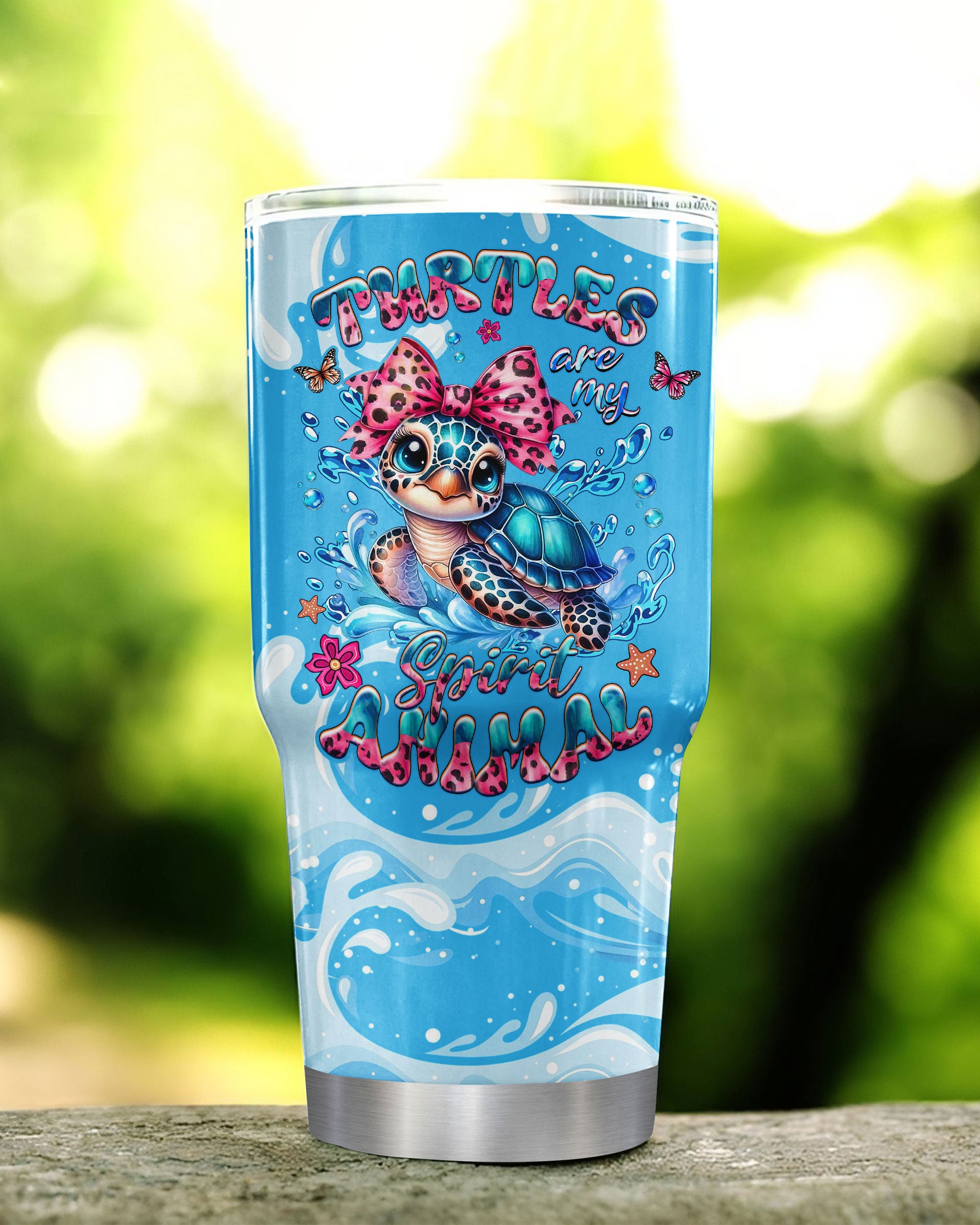 TURTLES ARE MY SPIRIT ANIMALS TUMBLER - YHHG1509255