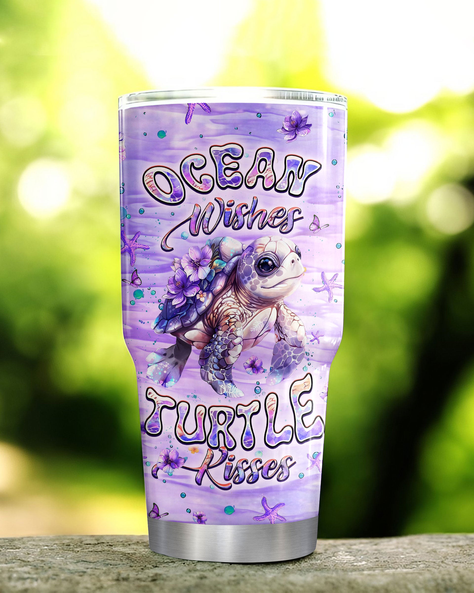 OCEAN WISHES TURTLE KISSES TUMBLER - YHLT2808254