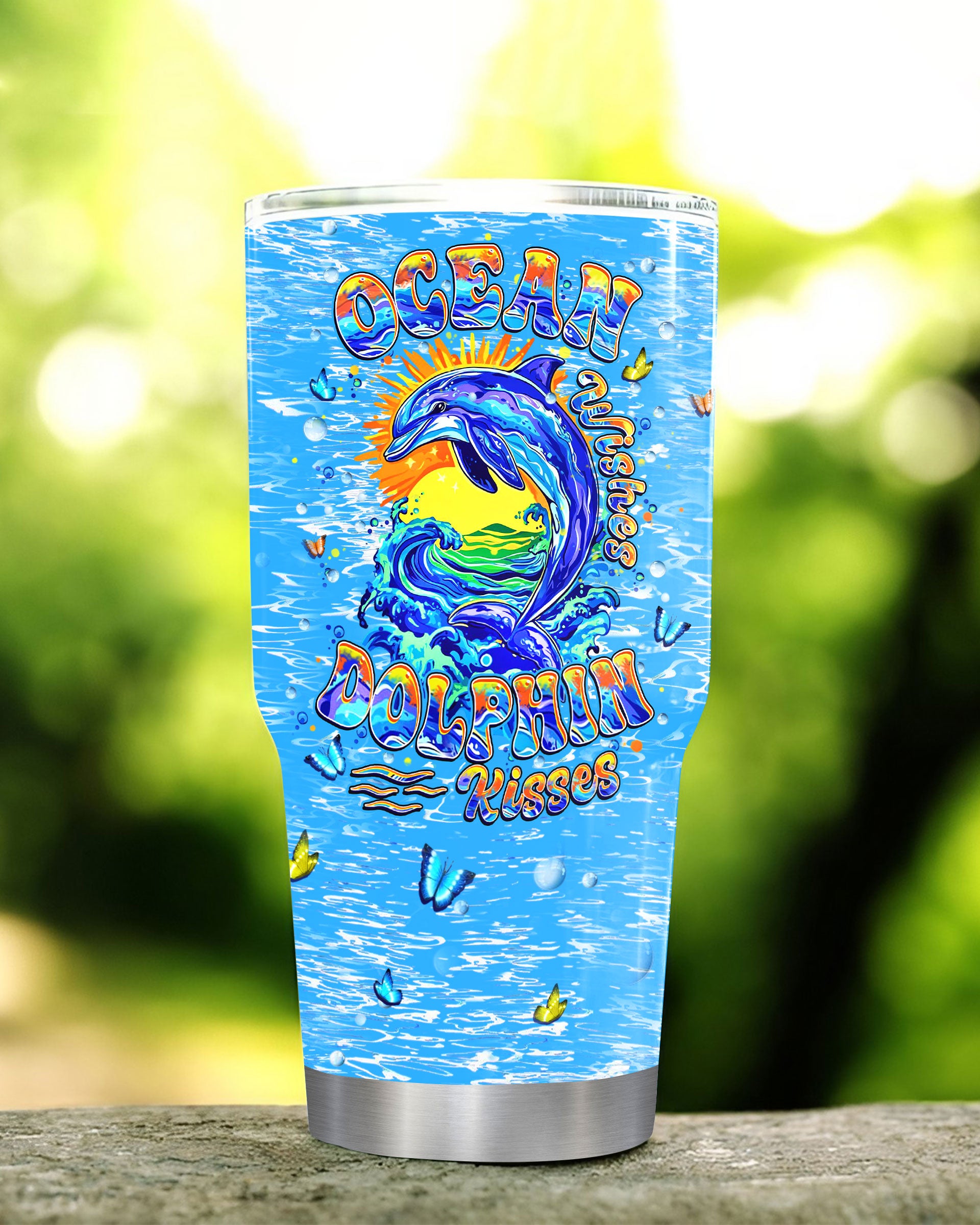 OCEAN WISHES DOLPHIN KISSES TUMBLER - YHHN2708254