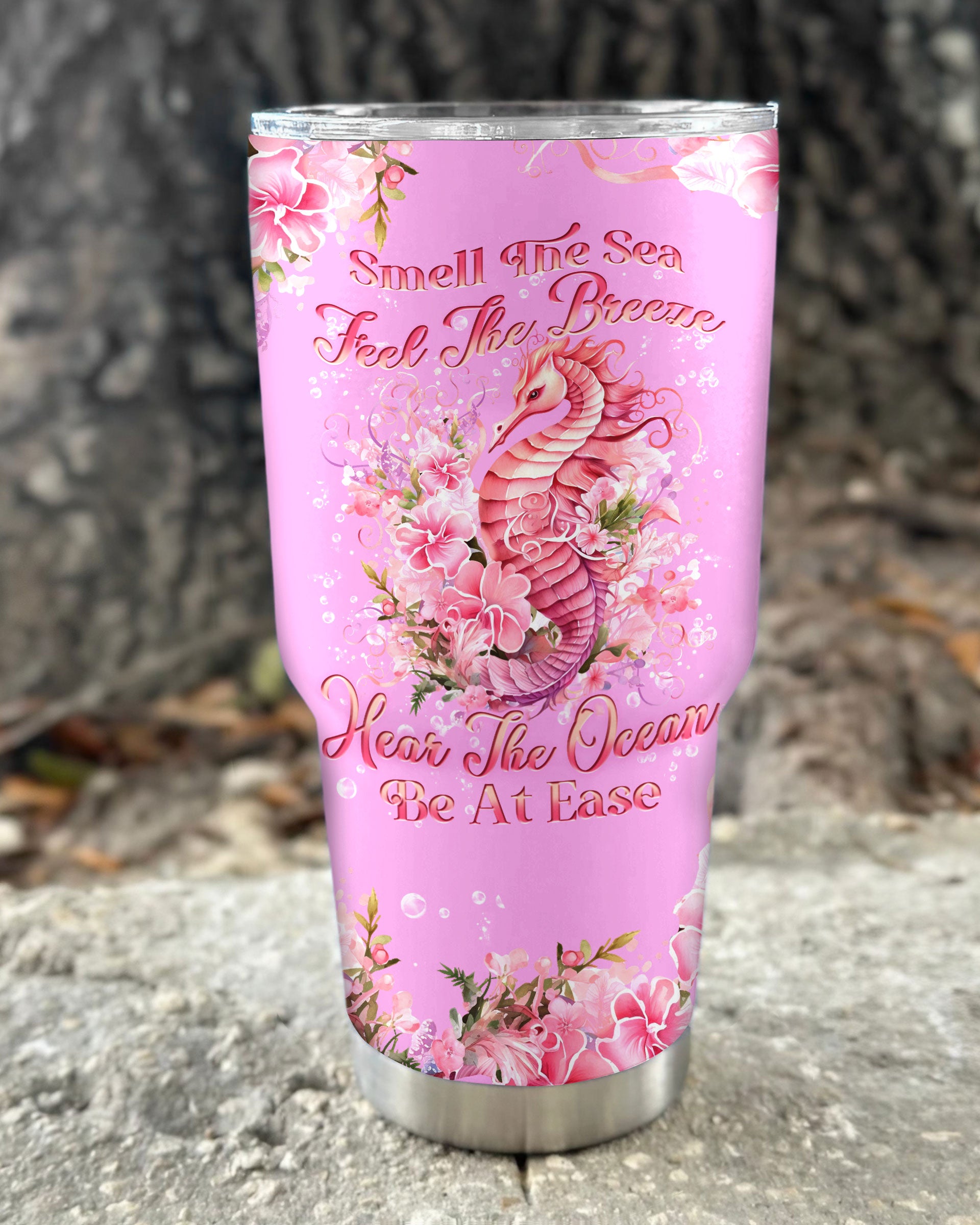 SMELL THE SEA SEAHORSE TUMBLER - YHLN2808256