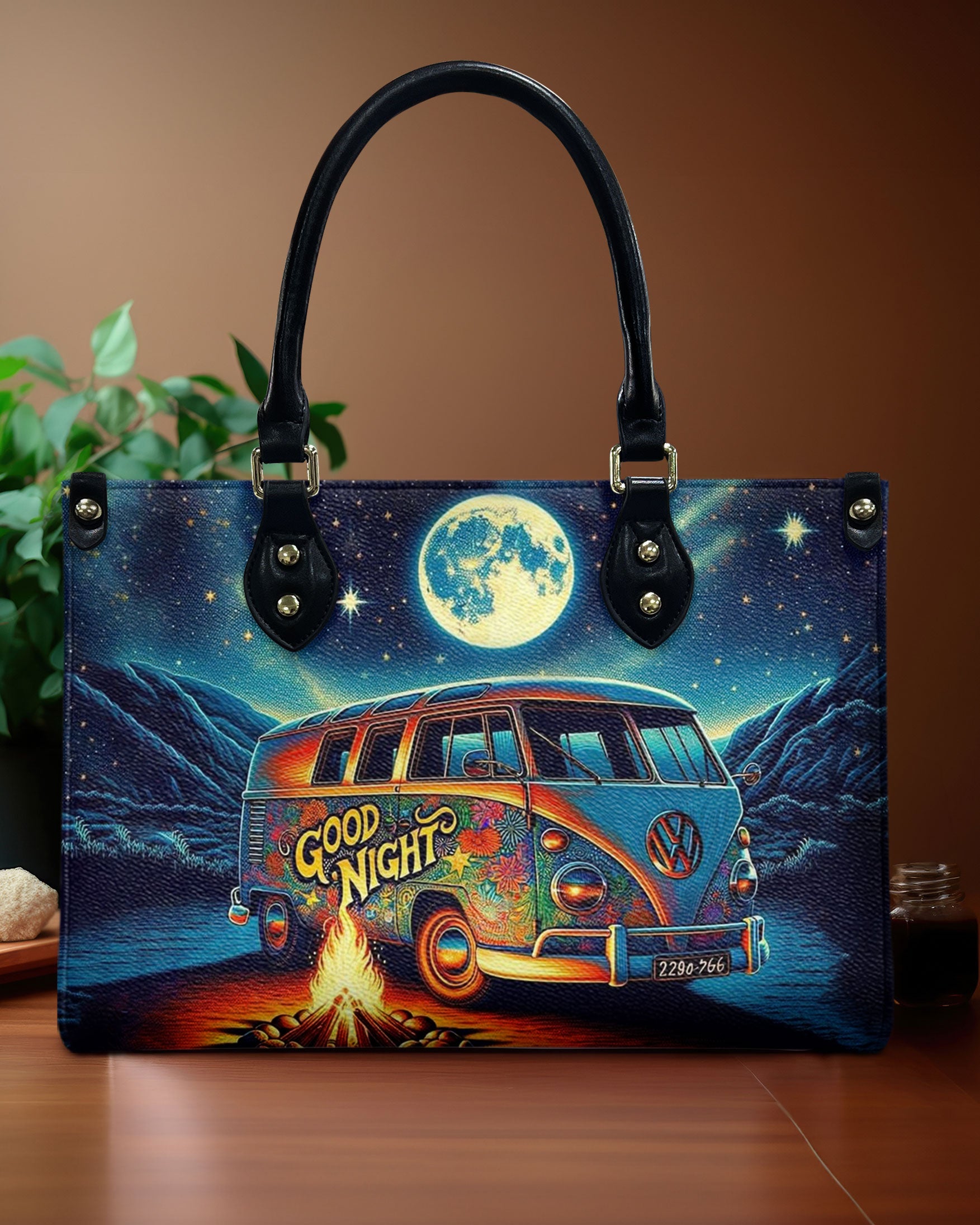 CAMPING NIGHT LEATHER HANDBAG - YHHN1212244