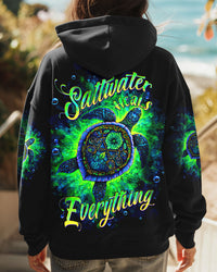 SALTWATER HEALS EVERYTHING TURTLE ALL OVER PRINT - TLTW2810243
