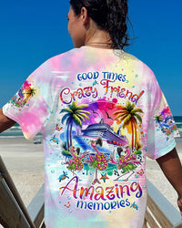 GOOD TIMES CRAZY FRIEND FLAMINGO ALL OVER PRINT - TLTW1806242