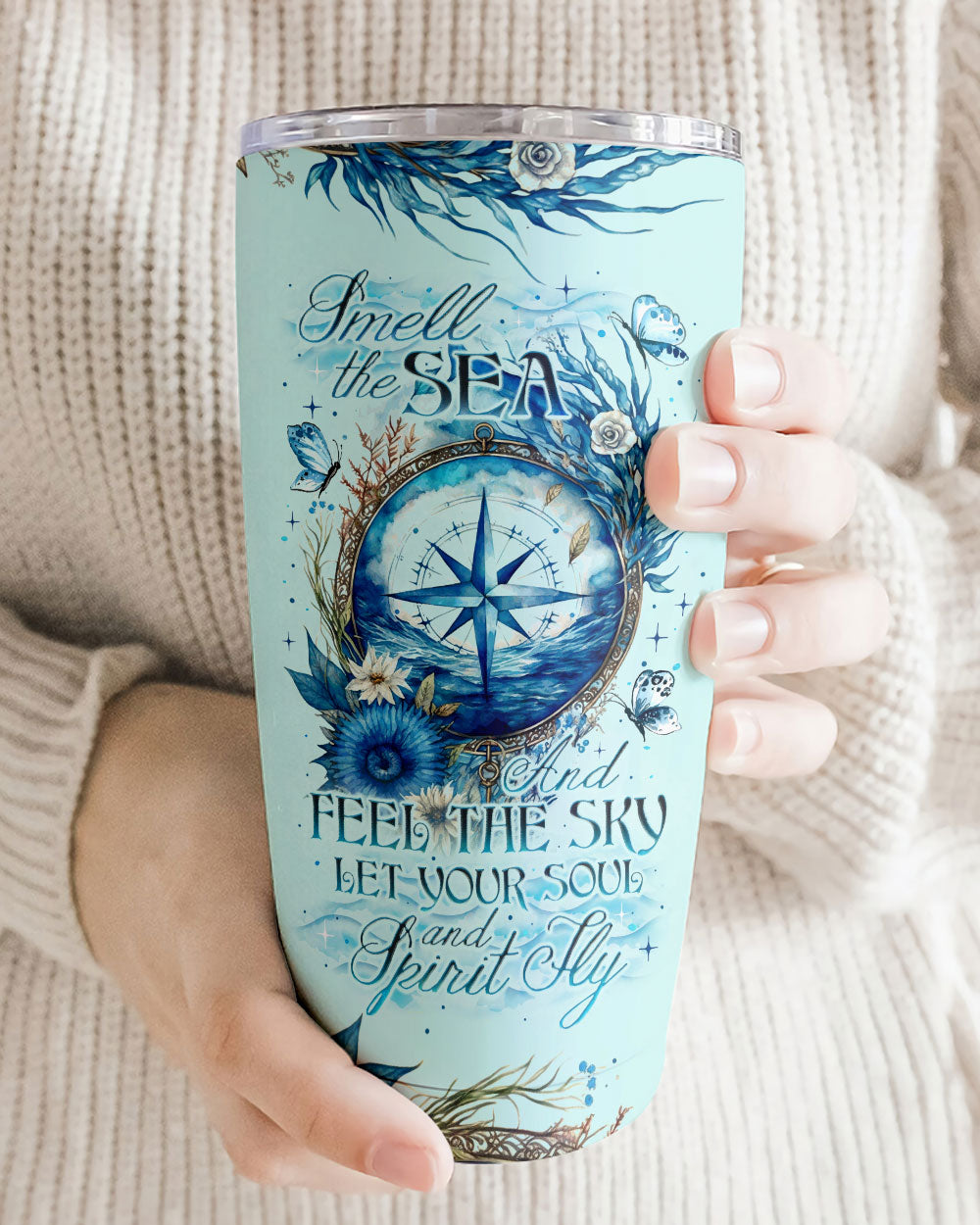 SMELL THE SEA AND FEEL THE SKY TUMBLER - TY2305231