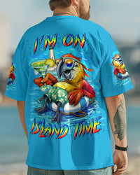 I'M ON ISLAND TIME PARROT ALL OVER PRINT - YHLN1607252