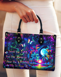 SMELL THE SEA FEEL THE BREEZE STARFISH LEATHER HANDBAG - YHLN2703241