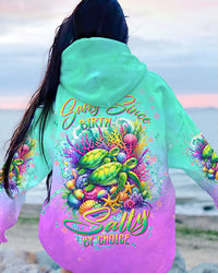 SASSY SINCE BIRTH SALTY BY CHOICE TURTLE ALL OVER PRINT - TLTW2012232