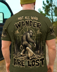 NOT ALL WHO WANDER ARE LOST BIGFOOT ALL OVER PRINT  - TLHN2905261