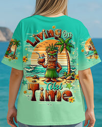 LIVING ON TIKI TIME ALL OVER PRINT - TLTW0907252