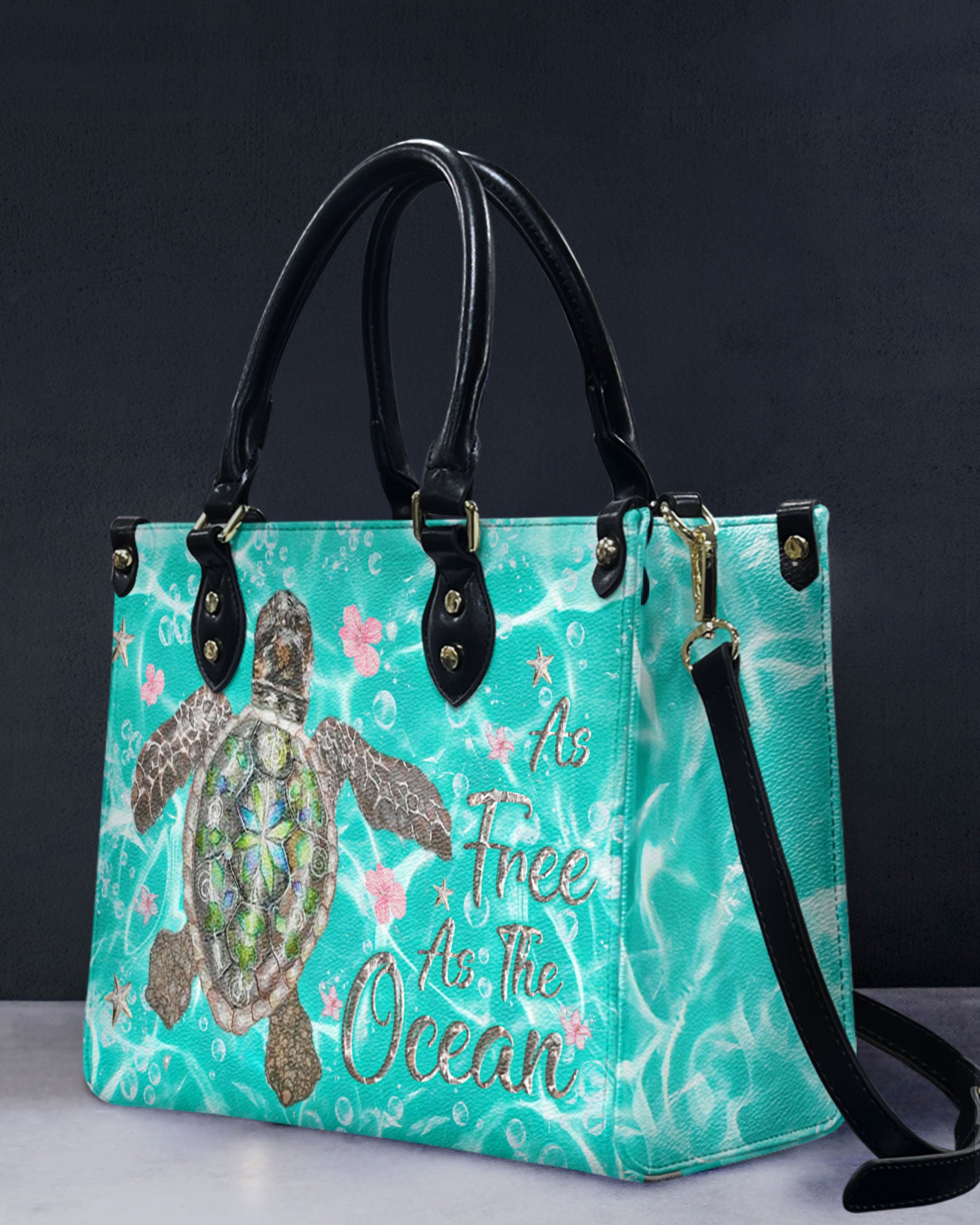 AS FREE AS THE OCEAN LEATHER HANDBAG - YHLN2407244