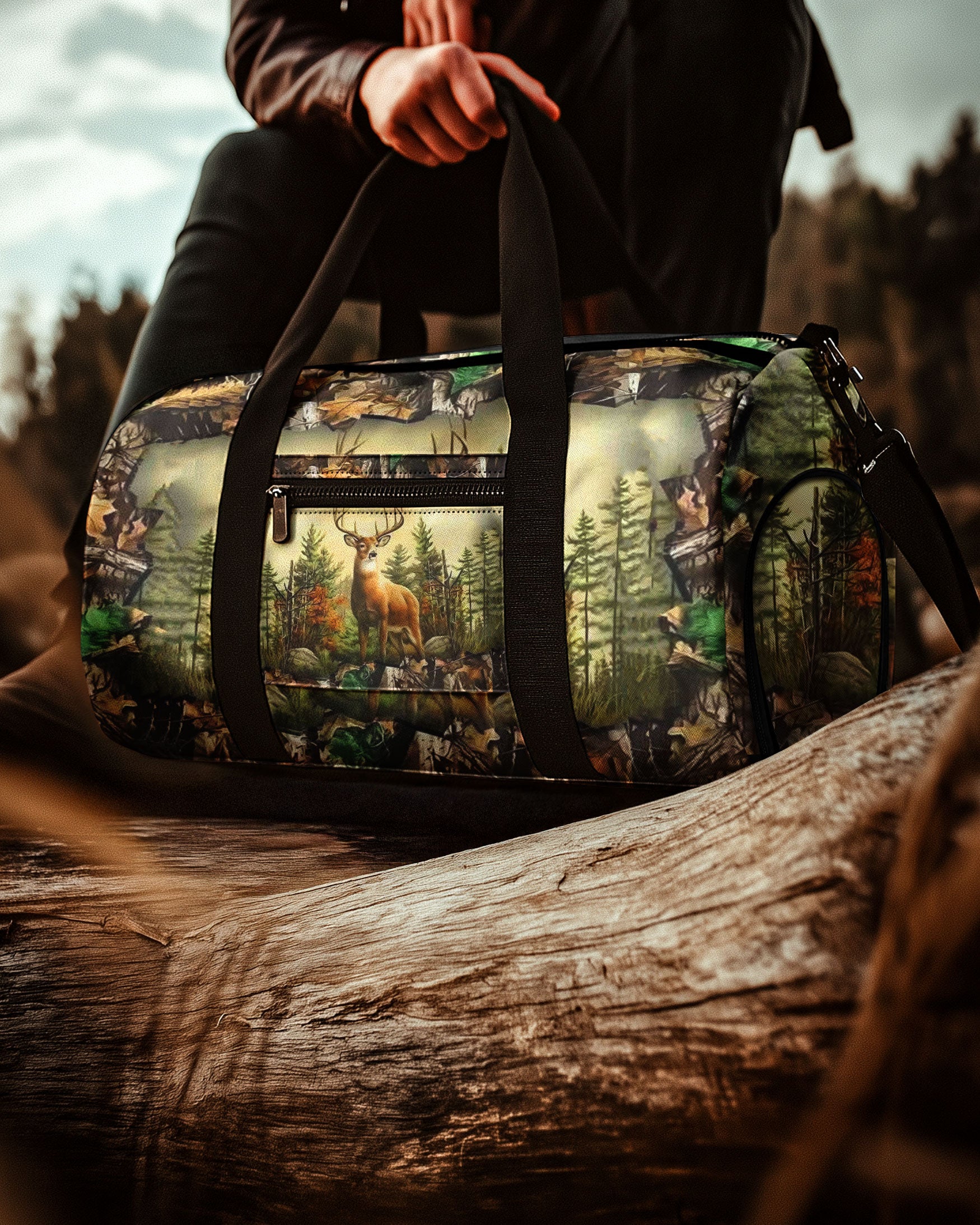 DEER IN FOREST CAMO TRAVE BAG - YHHN1908254