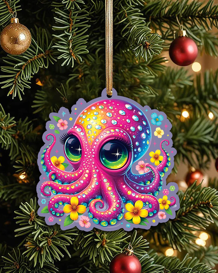 CUTE OCTOPUS ORNAMENT & KEYCHAIN - YHHN0809257