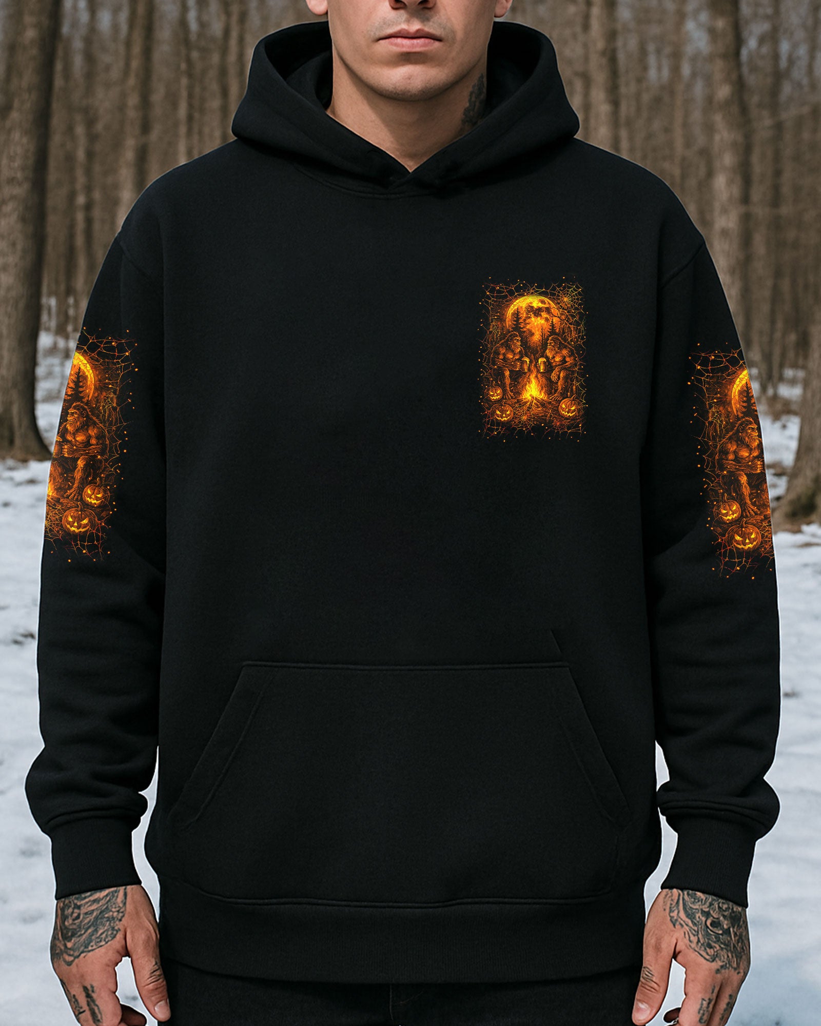 MAKING MEMORIES ONE CAMPFIRE AT A TIME BIGFOOT HALLOWEEN ALL OVER PRINT - YHLN1807254