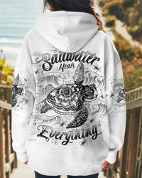 SALTWATER HEALS EVERYTHING TURTLE ALL OVER PRINT - TLTW1312243