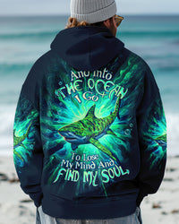 AND INTO THE OCEAN I GO SHARK ALL OVER PRINT - TLTW1702253