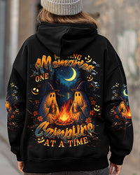MAKING MEMORIES ONE CAMPFIRE AT A TIME BOO HALLOWEEN ALL OVER PRINT -  TLNT2507251