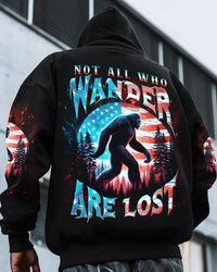 NOT ALL WHO WANDER ARE LOST BIGFOOT ALL OVER PRINT  - TLNT2409251
