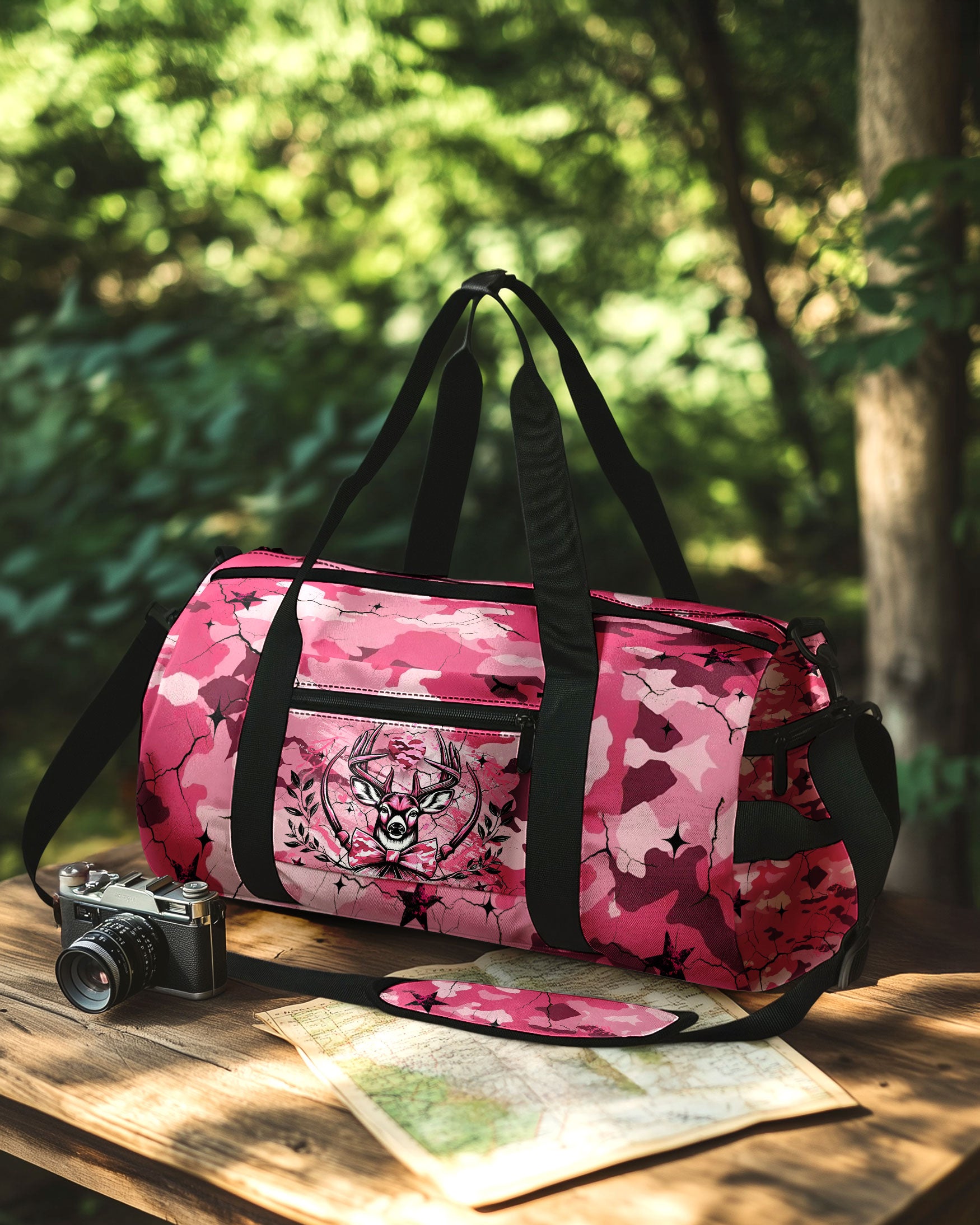PINK DEER CAMO TRAVEL BAG - YHLT1908254