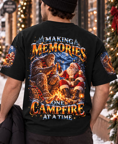 MAKING MEMORIES ONE CAMPFIRE AT A TIME BIGFOOT SANTA CHRISTMAS ALL OVER PRINT - YHHN0610262