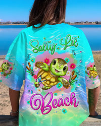 SALTY LIL' BEACH TURTLE ALL OVER PRINT - TLTW1106242
