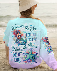 SMELL THE SEA FEEL THE BREEZE STARFISH MERMAID ALL OVER PRINT - TLTW0909232