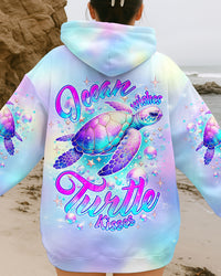OCEAN WISHES TURTLE KISSES ALL OVER PRINT - TLNT0608253