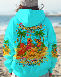 BEACHES BOOZE BESTIES PARROT ALL OVER PRINT - TLNT2607251