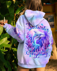 SALTWATER HEALS EVERYTHING DOLPHIN ALL OVER PRINT - TLNT0811251