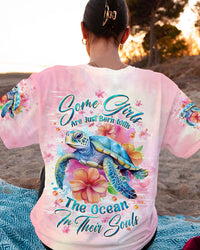 SOME GIRLS ARE JUST BORN TURTLE ALL OVER PRINT - TLTW1811232