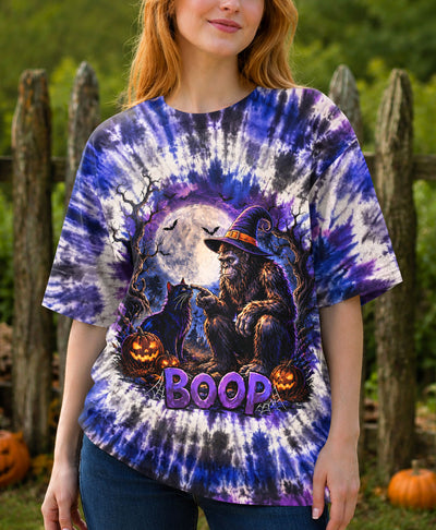 BOOP BIGFOOT BLACK CAT MOON HALLOWEEN ALL OVER PRINT - TLHN2007261