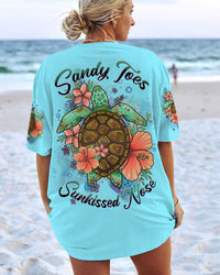 SANDY TOES SUNKISSED NOSE TURTLE ALL OVER PRINT - TLTW1006232