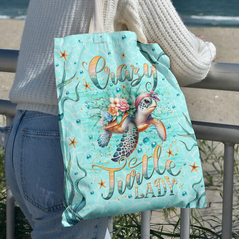 CRAZY TURTLE LADY TOTE BAG - YHLN1104245