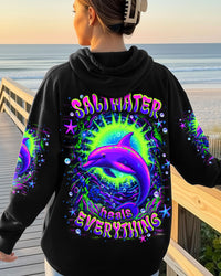 SALTWATER HEALS EVERYTHING DOLPHIN ALL OVER PRINT - YHHN2312251